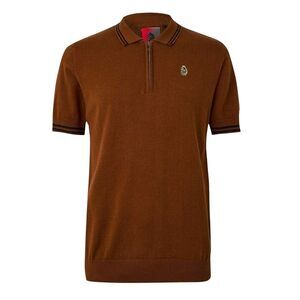 Luke 1977 Mens Short-Sleeved Polo Shirt / Tobacco